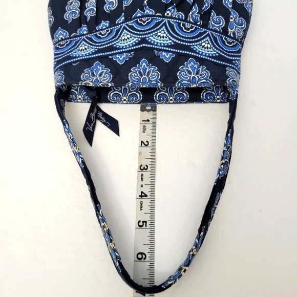 Vera Bradley Calypso Blue Shoulder Bag 10442-028 8" x 14" - Picture 8 of 9